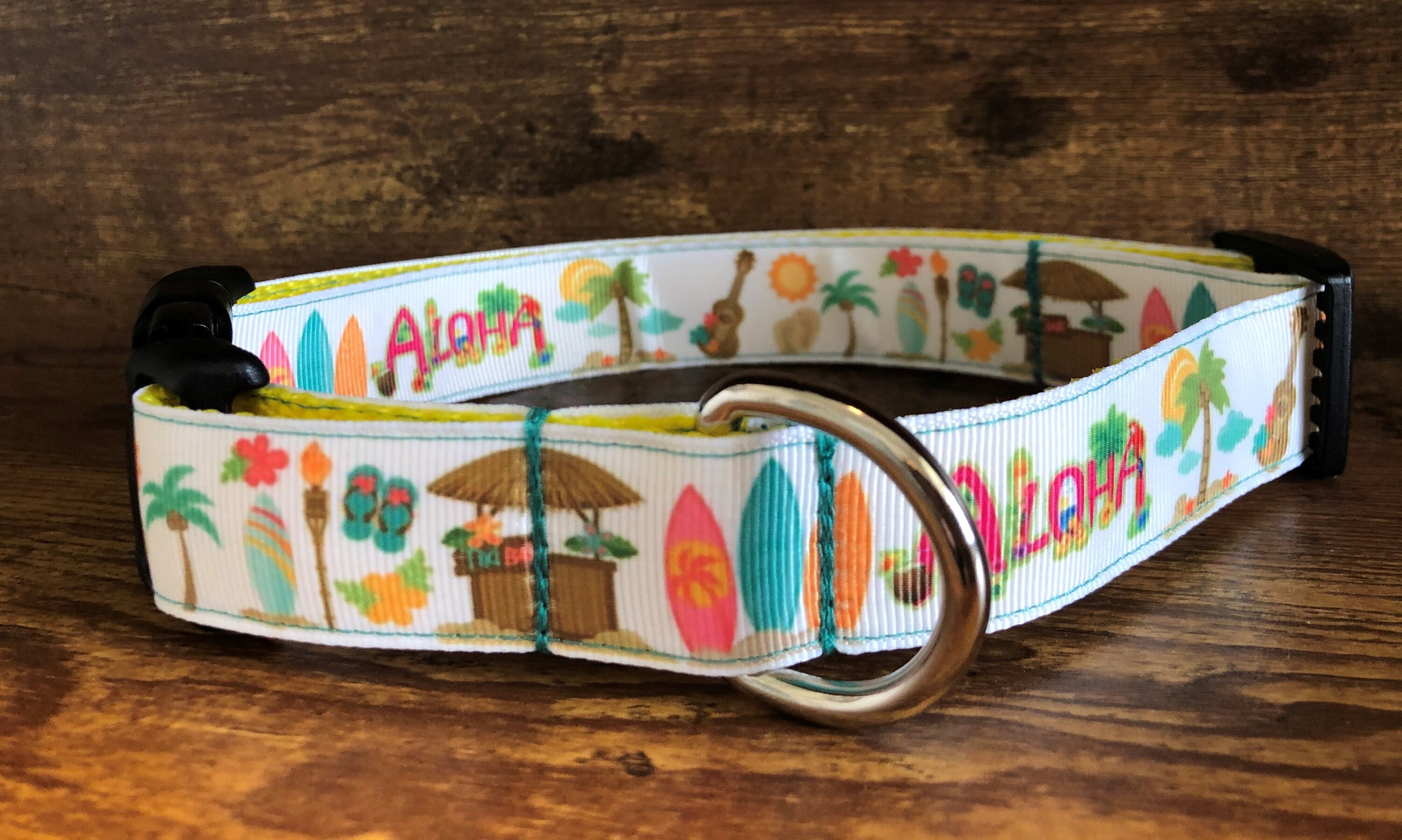 Aloha Handmade Stylish Dog Collar medium/large breed Etsy