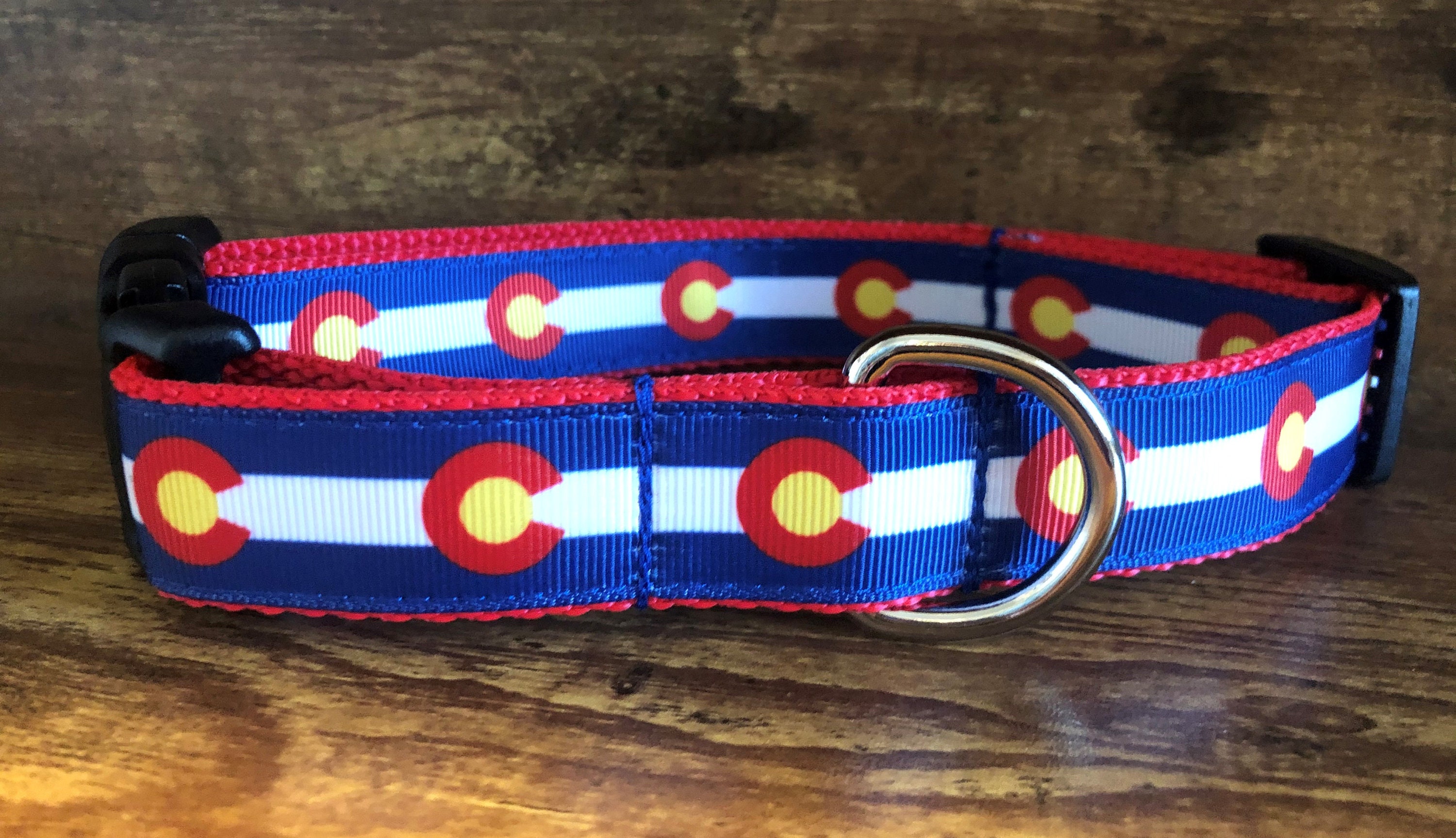 Colorado Flag Handmade Stylish Dog Collar Medium/Large Etsy