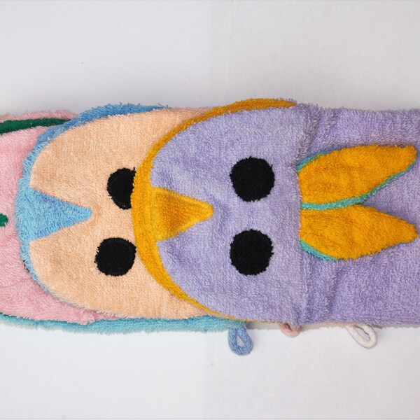 Bunny washcloths for children and babies Easter