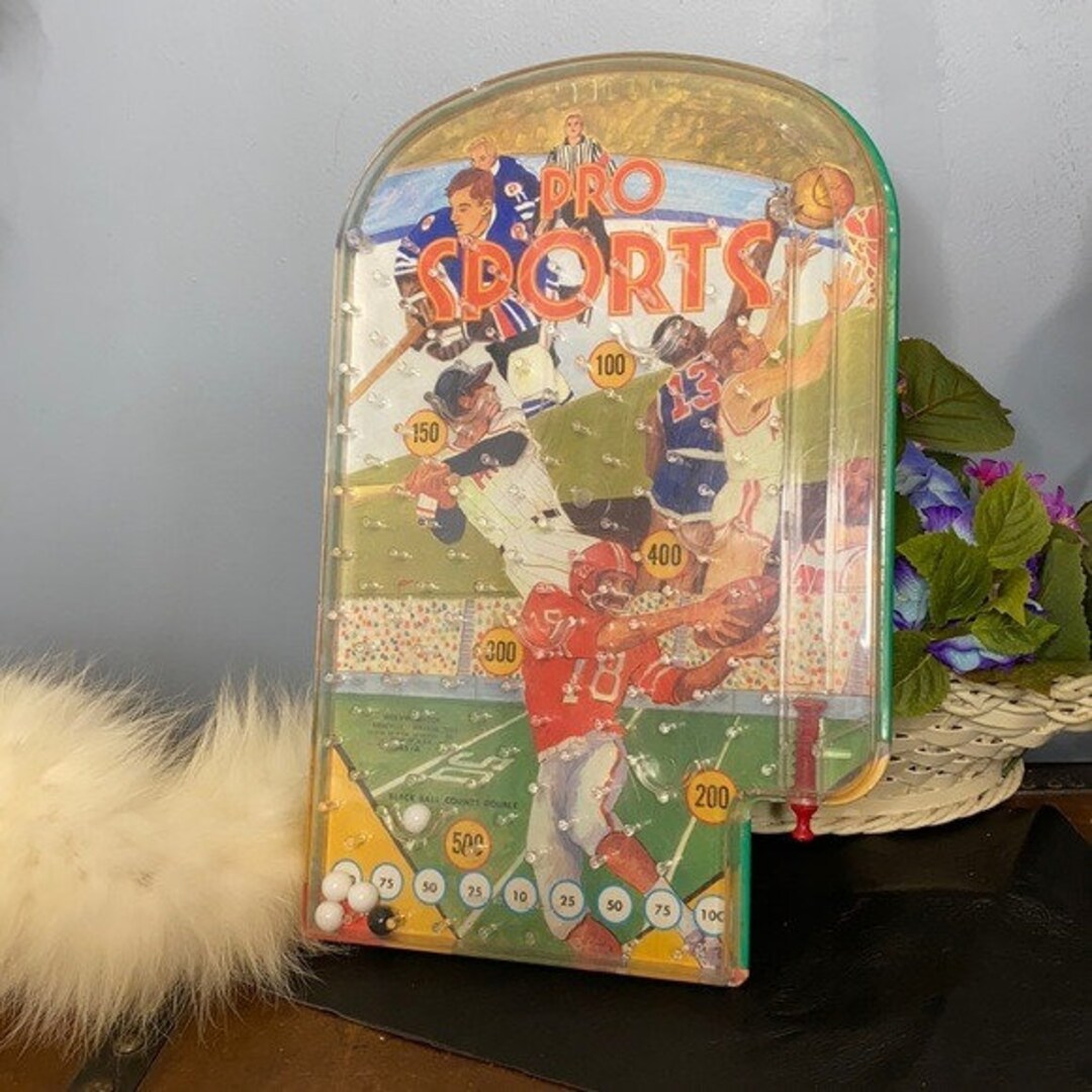 Vintage Pro Sports Pinball Machine by Wolverine Toys Travel Manual