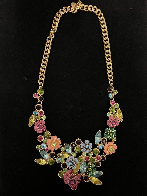 Vintage Joan Rivers necklace, Language of Flowers… - image 3