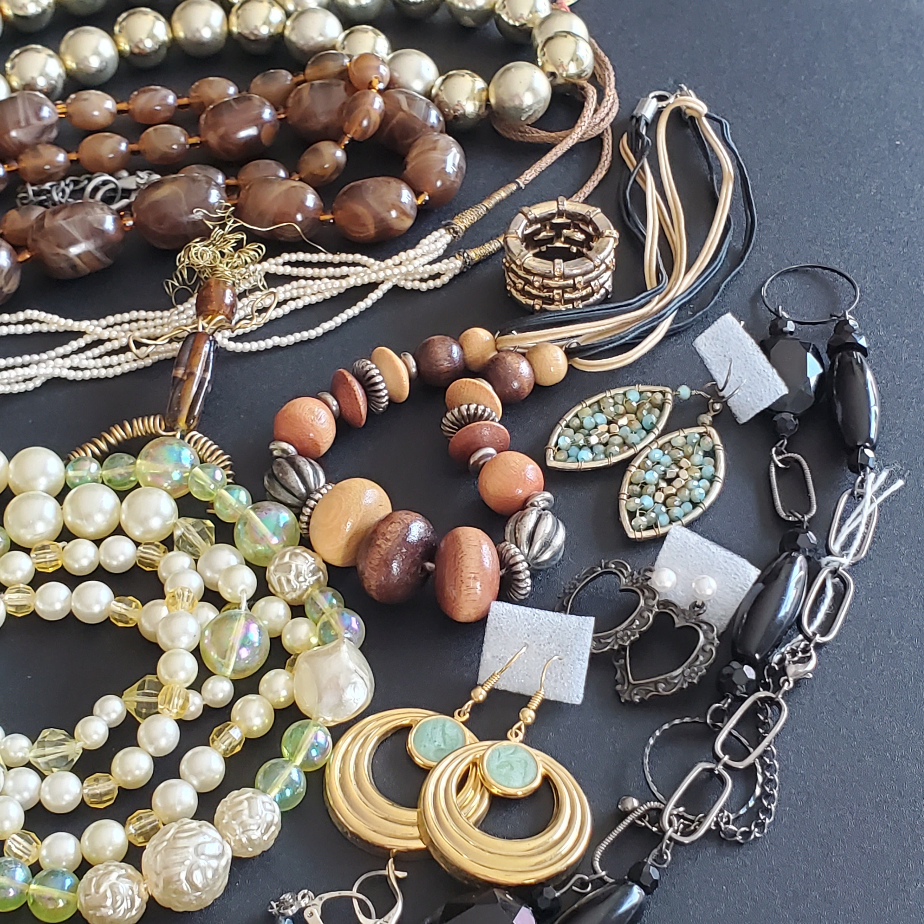 Vintage Jewelry Lot, Wearable Mixed Vintage to Now Jewelry Lot Etsy