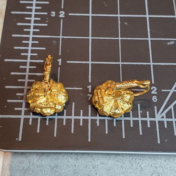 Joan Rivers jewelry, Rhinestone flower earrings c… - image 5
