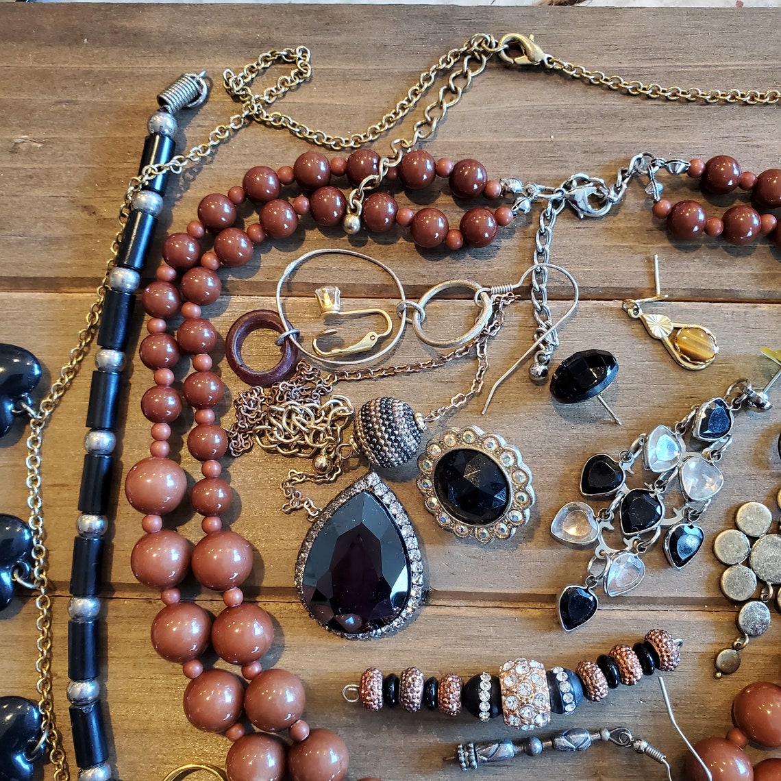 Junk jewelry lot Vintage and Modern Grab Bag broken jewelry Etsy