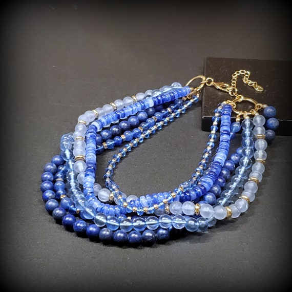 Vintage Ann Taylor LOFT Necklace Lapis 