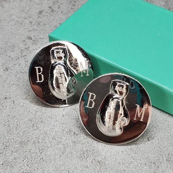 Vintage cufflinks Silver sports cufflinks, Boxing