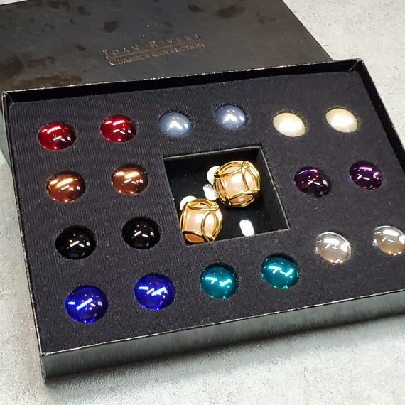 Vintage Joan Rivers jewelry interchangeable clip-o