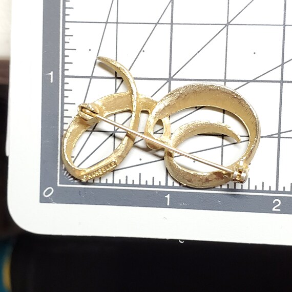 Vintage Letter E Brooch pin, E initial Stick pin … - image 6