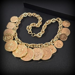 Franklin Mint Coin Necklace - Etsy