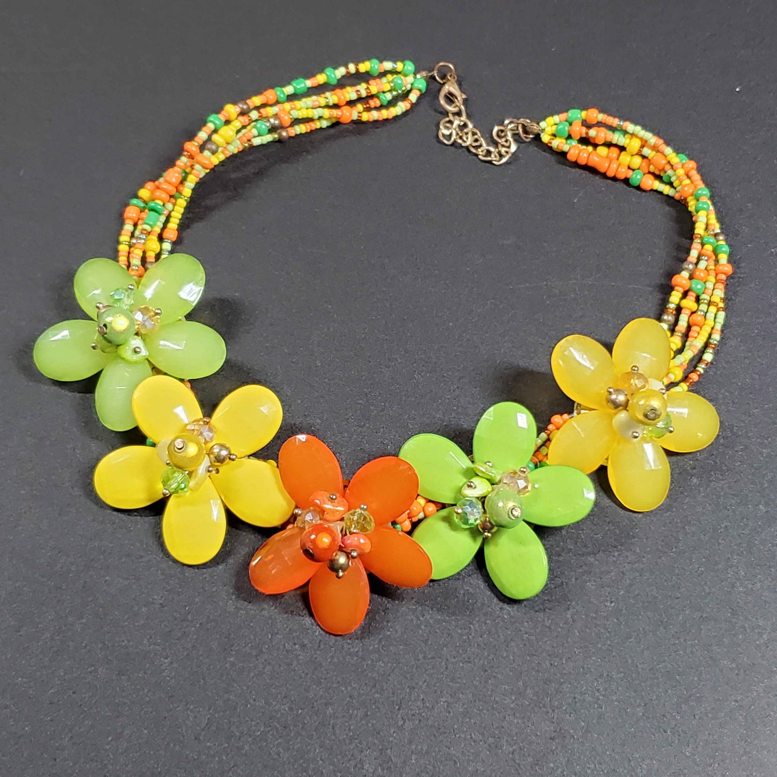 Vintage Jewelry Lot, Wearable Mixed Jewelry Lot Yellow, Jank Jewelry