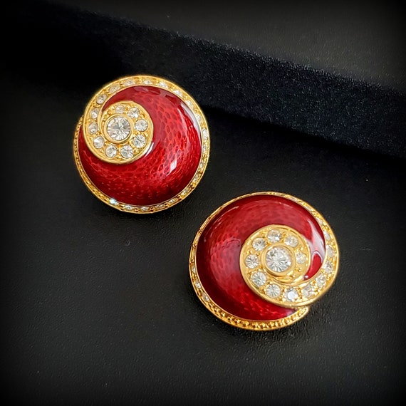 Button earrings jackie kennedy deals