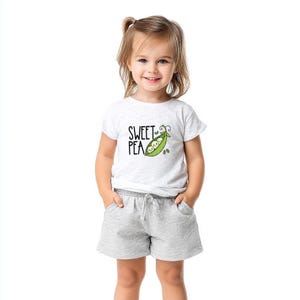 Sweet Pea Baby Bodysuit: Baby Announcement Outfit, Shower Gift