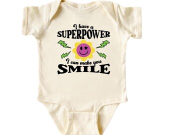 Superpower Smile Toddler T-Shirt: Fun Positive Gift for Kids