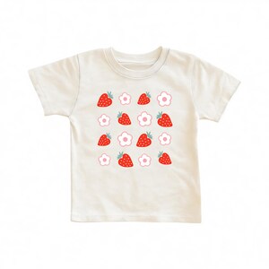Strawberries Shirt, Strawberry Festival Shirt, Cute Kids Shirt, Fruit Themed Girls Shirt, Veggie Garden Toddler Shirt, Kids Strawberry Tee