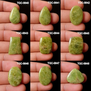 天然ベソナイトカボション – ジュエリー用の手作り宝石