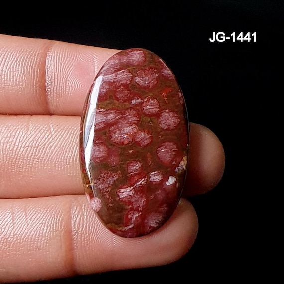 RED Ocean Jasper Stone Natural Ocean Jasper Jasper Gemstone