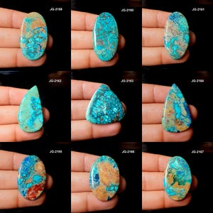 Shattuckite Cabochon - High Quality Shattuckite Gemstone - Natural Shattuckite Stone - Flat Back Shattuckite Cabochon Shattuckite Crystals