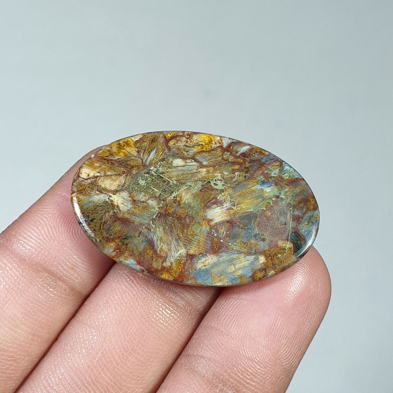 Natural Pietersite Oval Cabochon Rare Quality Loose Pietersite Gemstone For Making Jewelry 37x24x4MM 30Ct PTR-02