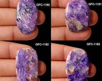 Lovely Charoite Cabochon - High Quality Charoite Gemstone - Natural Charoite Stone - Charoite Cabochon Charoite Crystal Cabs For Jewelry