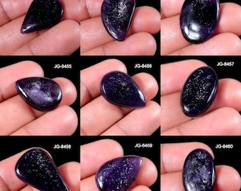 Natuurlijke ioliet zonnesteen cabochon – edelsteen