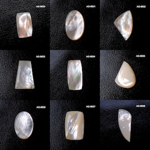 Mother Of Pearl Cabochon - Natural Mother Of Pearl Gemstone - High Quality Mother Of Pearl Stone - Flat Back Narce Mother Of Pearl Crystal