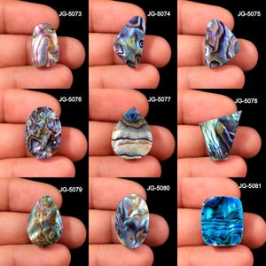 Abalone Shell - Natural Abalone Shell Gemstone - Doublet Abalone Shell Stone - Abalone Shell Gemstone Abalone Shell Crystal For Jewelry
