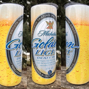 Golden Light Beer Tumbler