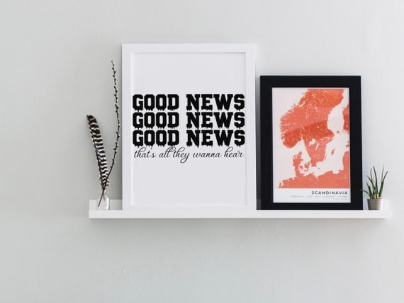 Mac Miller Good News Circles Lyrics Digital Print Etsy