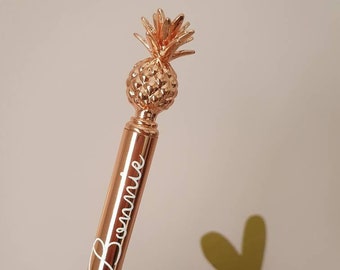 Fruit pineapple Brooch Pin Style Delicate Gold Plated Cocktail Gift