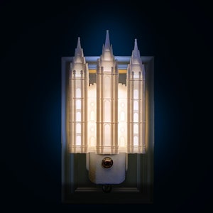 Salt Lake LDS Temple Night Light