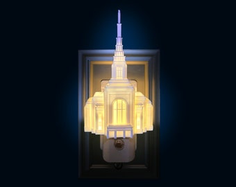 Burley Idaho Temple Night Light (Plug-in, LED)