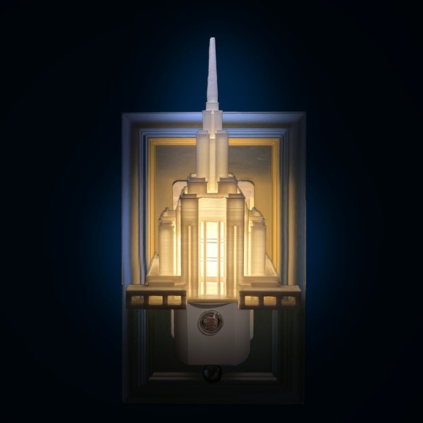 Twin Falls Idaho LDS Temple Night Light (Plug-in, LED)