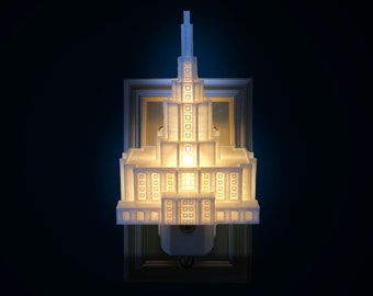 Idaho Falls Idaho Temple Night Light (Plug-in, LED)