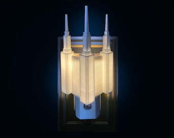 Washington DC Temple Night Light (Plug-in, LED)