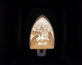 Christmas Nativity Night Light Decoration
