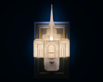 Plug-in, LED Logan Utah Temple Night Light 
