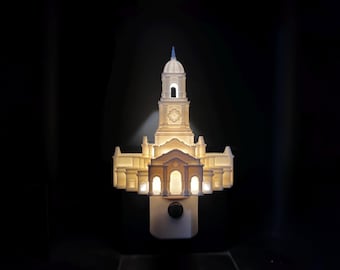 McAllen Texas Temple Night Light Decoration (Plug-in, LED)