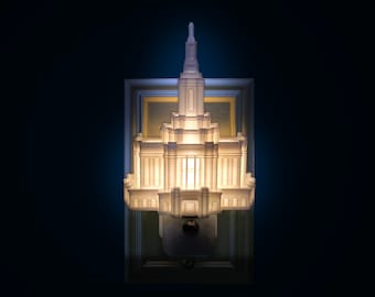 Pocatello Idaho Temple Night Light (Plug-in, LED)