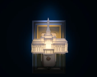 Edmonton Alberta Temple Night Light (Plug-in, LED)