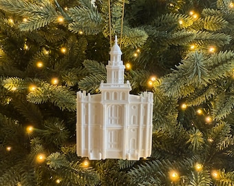 Utah Lds Temple Christmas Ornaments | Latter-day Saint Holiday Decor