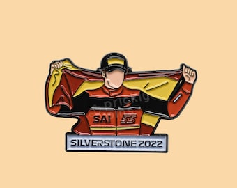 Carlos Sainz F1 Silverstone 2022 Soft Enamel Pin