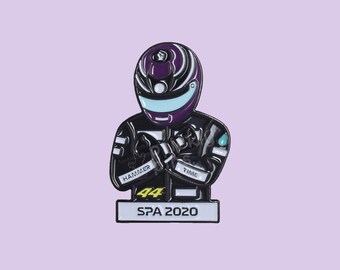 ルイス・ハミルトン F1 スパ 2020 ワカンダ フォーエバーソフト エナメルピン