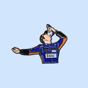 Daniel Ricciardo F1 Monza 2021 Shoey Soft Enamel Pin