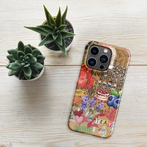 Funda para teléfono VISION BOARD / Funda para teléfono con tablero de estado de ánimo / Funda para teléfono personalizada / iPhone 12 /13 Plus / 13 Pro Max / 16 / Samsung Galaxy S10