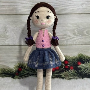 BIG AMIGURUMİ DOLL, Gift For Daughter, Handmade Crochet Doll for Sale, Finished Doll, Adorable and Special Amigurumi Toy, Gift For Girls