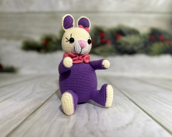 HANDCRAFTED KNITTED TEDDY Bear, Adorable Plush Toy, Perfect Gift For Babies And Kids, Soft And Cuddly Nursery Decor, Crochet Teddy Bear