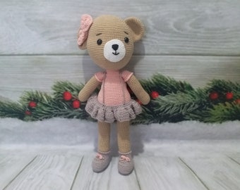 AMIGURUMI ANIMALS SALE, Crochet Toys Animals, Stuffed Animals and Plushies, Bear Toy, Knit Teddy Bear, Handmade Dolls, Newborn Baby Gift