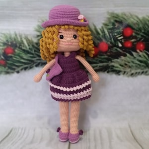 STUFFED TOY, Stuffed Doll, Crocheted Doll, Amigurumi Doll, Knitted Doll, Knitted Toy, Toddler Doll, Kids Doll, Handmade Toys, Christmas Gift
