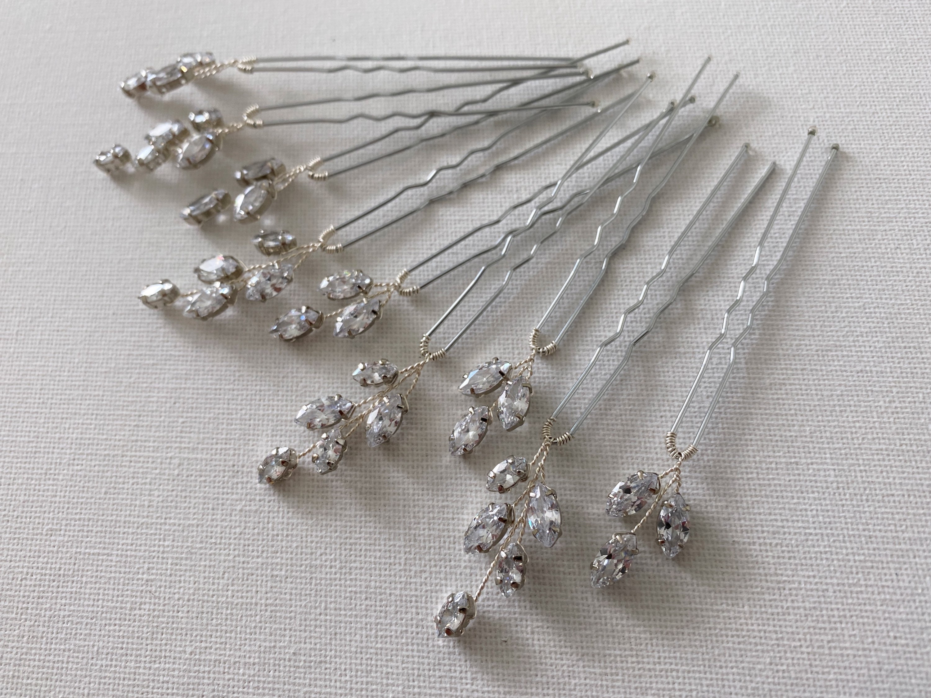 Wedding hair pins Bridesmaids hair pins bridesmaid hair Etsy