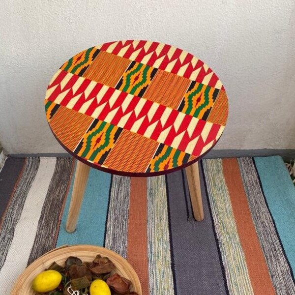 Table d'appoint HOPE scandinave motif Wax